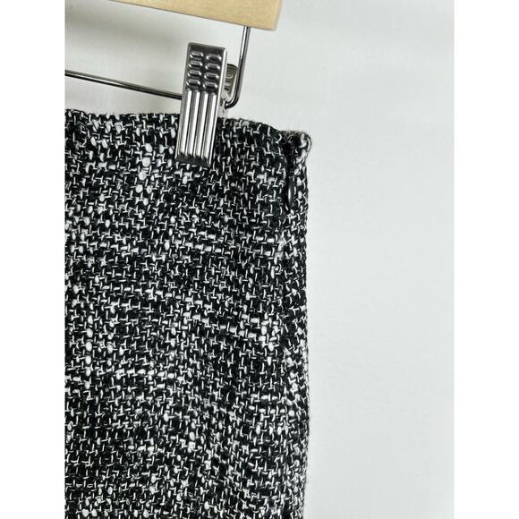 Commense Black & White Tweed Mini Skirt L NWT - Picture 5 of 8